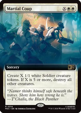 Martial Coup (Extended Art) (314) - Commander: Marvel Super Heroes