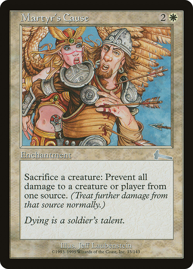 Martyr's Cause (013) Foil - Urza's Legacy