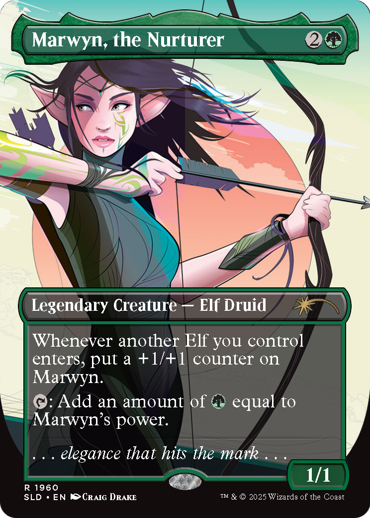 Marwyn, the Nurturer (1960) Foil - Secret Lair Drop