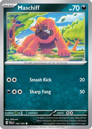 Maschiff (Cosmos Holo) (142) Holofoil - Miscellaneous Cards & Products