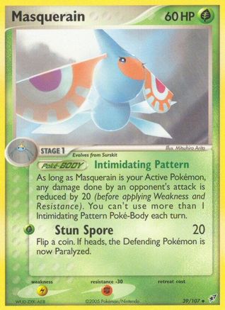 Masquerain (39) Reverse Holofoil - Deoxys