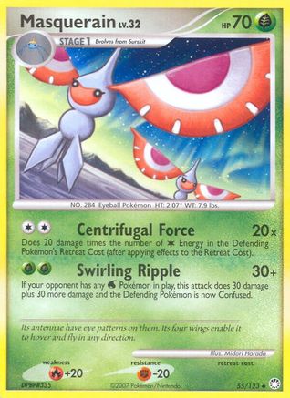 Masquerain (55) Reverse Holofoil - Mysterious Treasures