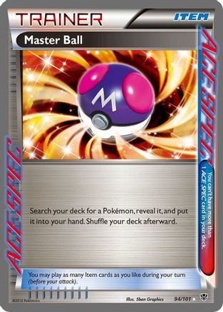 Master Ball (94) Holofoil - Plasma Blast