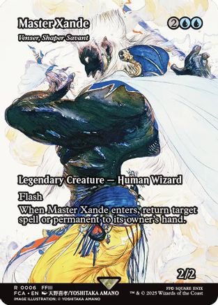 Master Xande - Venser, Shaper Savant (Showcase) (006) Foil - FINAL FANTASY: Through the Ages