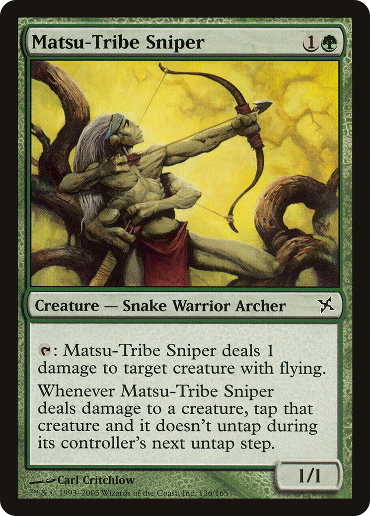 Matsu-Tribe Sniper (136) - Betrayers of Kamigawa