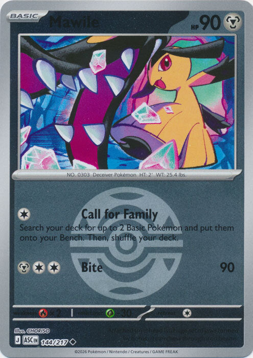 Mawile (Dusk Ball) (144) Reverse Holofoil - Ascended Heroes