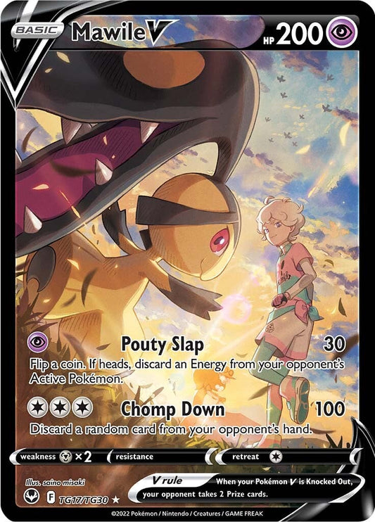 Mawile V (Alternate Full Art) (TG17) Holofoil - Silver Tempest