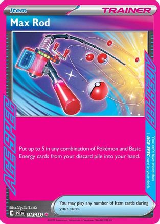 Max Rod (116) Holofoil - Prismatic Evolutions
