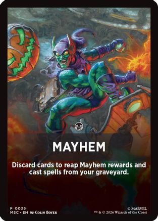 Mayhem (Jumpstart Front Card) (036) - Commander: Marvel Super Heroes