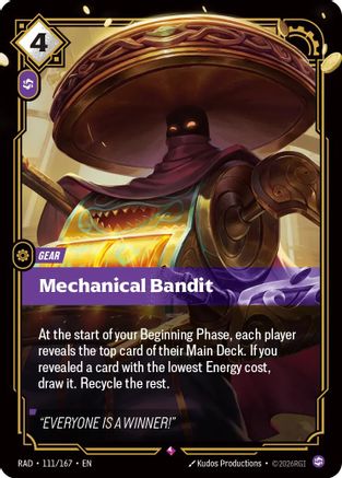 Mechanical Bandit (111) Foil - Radiance