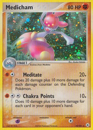 Medicham (10) Reverse Holofoil - Hidden Legends
