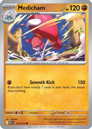 Medicham (104) Reverse Holofoil - Ascended Heroes
