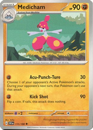 Medicham (111) - Scarlet & Violet