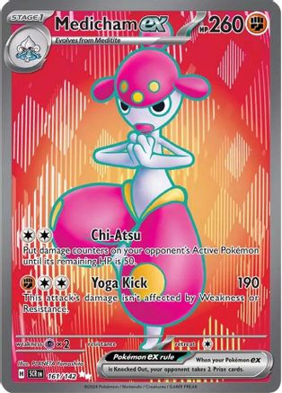 Medicham ex (Full Art) (161) Holofoil - Stellar Crown