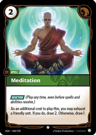 Meditation (048) Foil - Origins