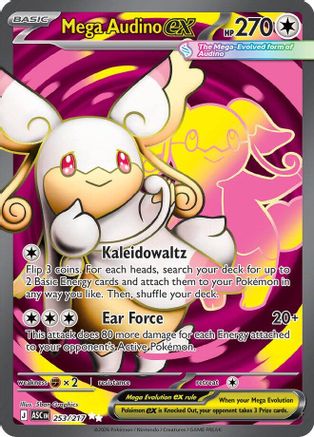 Mega Audino ex (Full Art) (253) Holofoil - Ascended Heroes