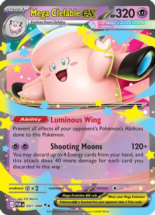 Mega Clefable ex (31) Holofoil - Perfect Order