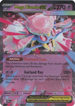 Mega Diancie ex (41) Holofoil - Phantasmal Flames