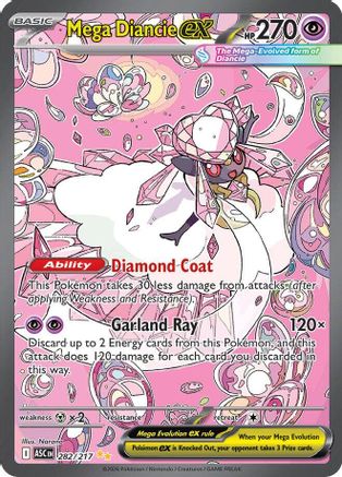 Mega Diancie ex (Alternate Full Art) (282) Holofoil - Ascended Heroes