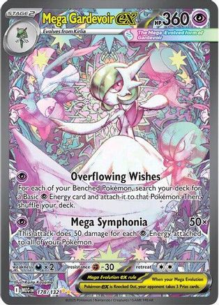 Mega Gardevoir ex (Alternate Full Art) (178) Holofoil - Mega Evolution