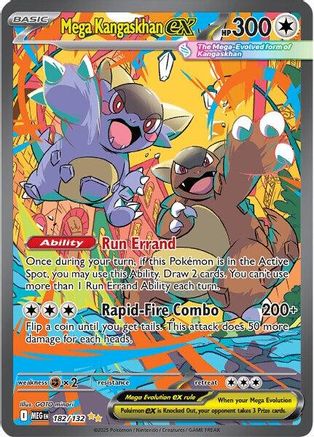 Mega Kangaskhan ex (Alternate Full Art) (182) Holofoil - Mega Evolution