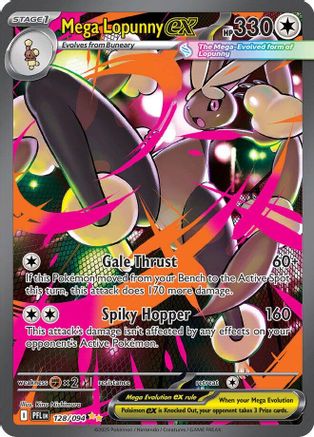 Mega Lopunny ex (Alternate Full Art) (128) Holofoil - Phantasmal Flames