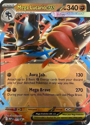 Mega Lucario ex (12) Holofoil - Black Star Promos