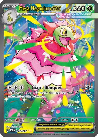 Mega Meganium ex (Alternate Full Art) (272) Holofoil - Ascended Heroes