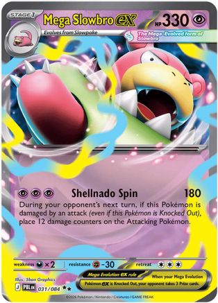 Mega Slowbro ex (31) Holofoil - Pitch Black