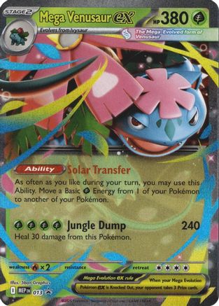 Mega Venusaur ex (13) Holofoil - Black Star Promos