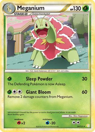 Meganium (26) - HeartGold & SoulSilver