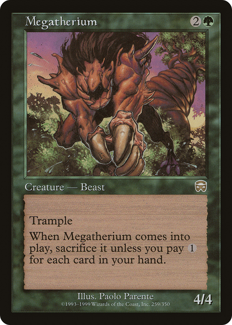 Megatherium (259) Foil - Mercadian Masques