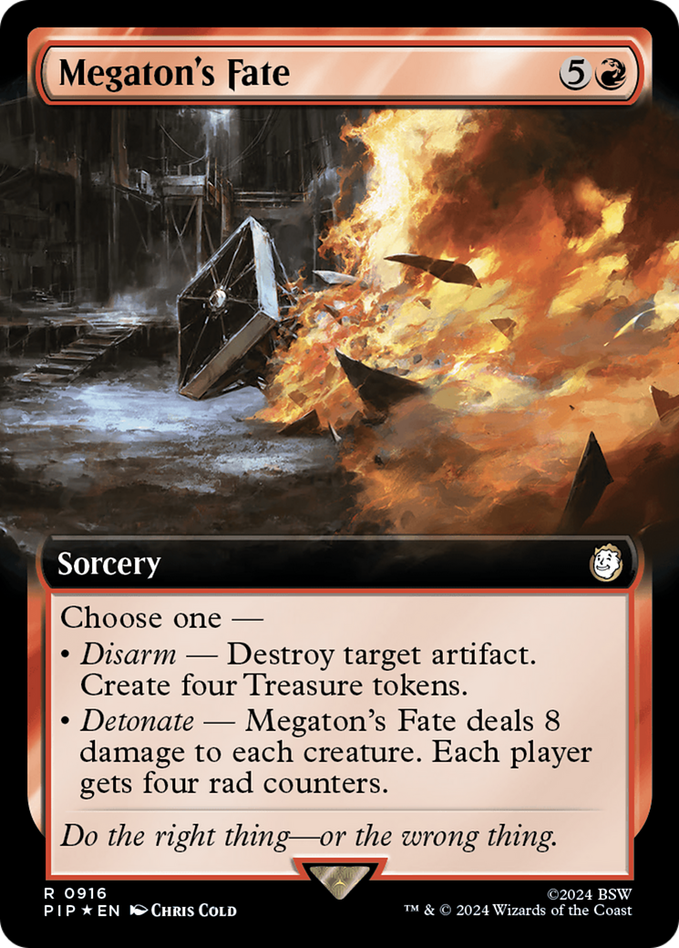 Megaton's Fate (Extended Art) (916) Surge Foil - Fallout