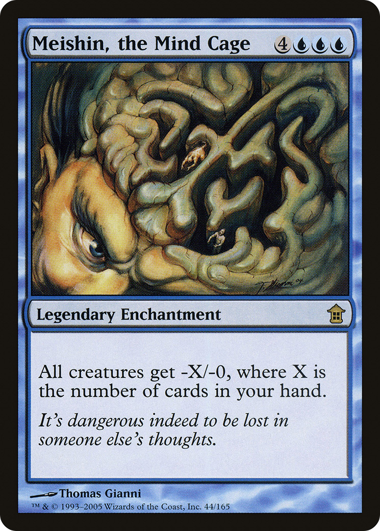 Meishin, the Mind Cage (044) Foil - Saviors of Kamigawa