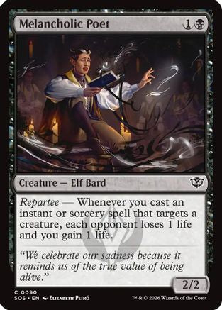 Melancholic Poet (090) Foil - Secrets of Strixhaven