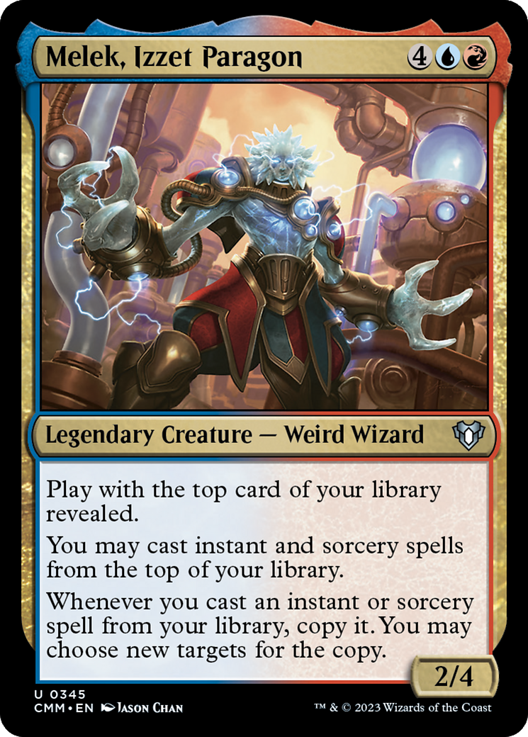 Melek, Izzet Paragon (345) Foil - Commander Masters