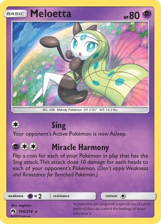 Meloetta (104) - Lost Thunder