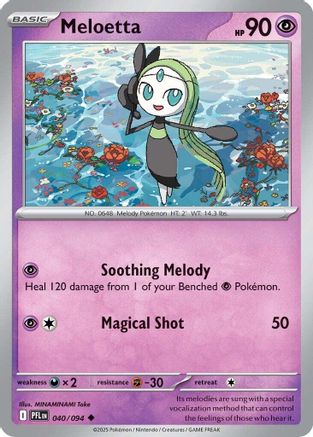 Meloetta (40) Reverse Holofoil - Phantasmal Flames