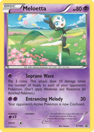 Meloetta (XY193) Holofoil - Black Star Promos