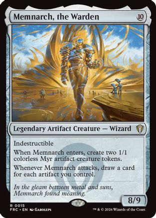 Memnarch, the Warden (015) - Commander: Reality Fracture