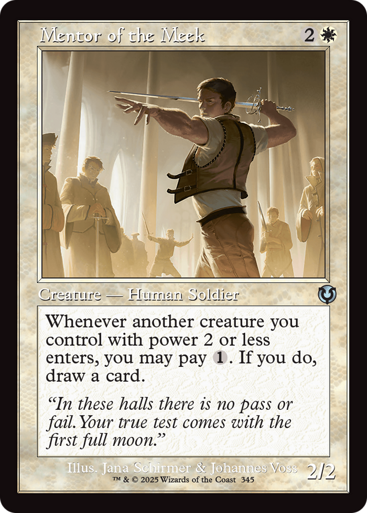 Mentor of the Meek (Retro) (345) Foil - Innistrad Remastered