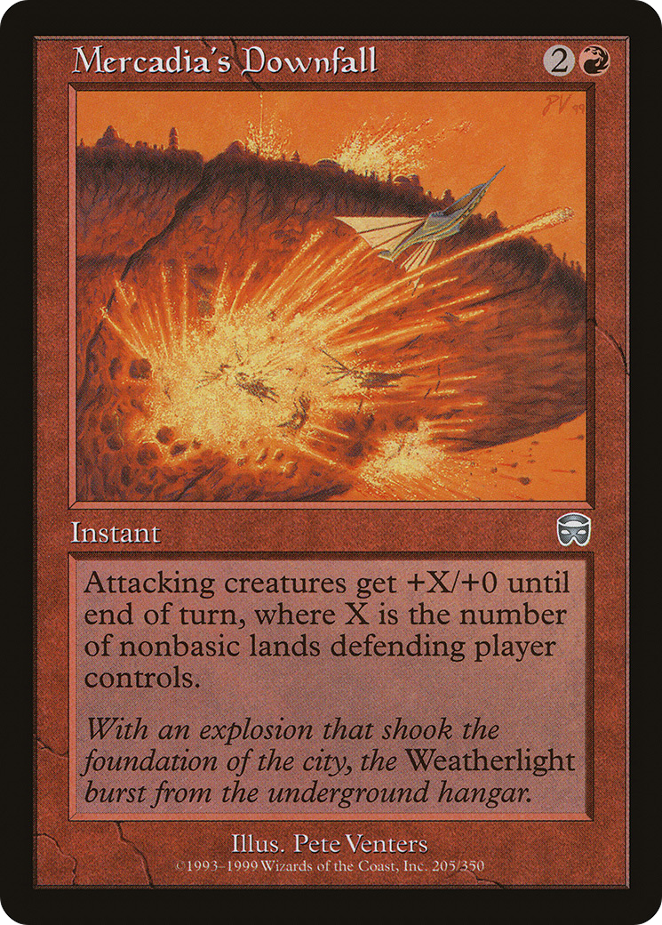 Mercadia's Downfall (205) Foil - Mercadian Masques