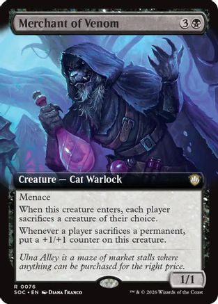 Merchant of Venom (Extended Art) (076) - Commander: Secrets of Strixhaven