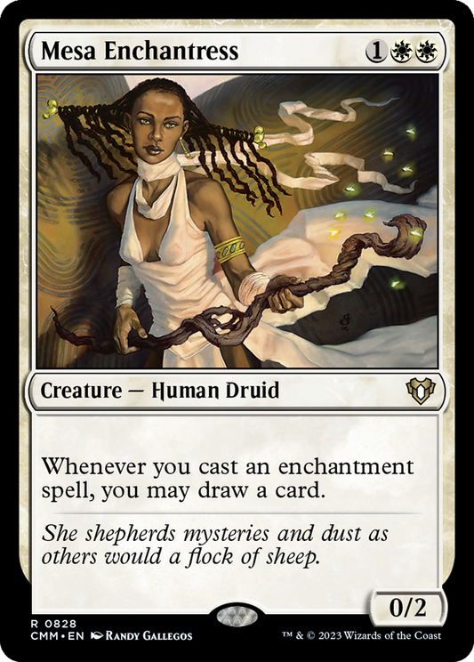 Mesa Enchantress (828) - Commander Masters