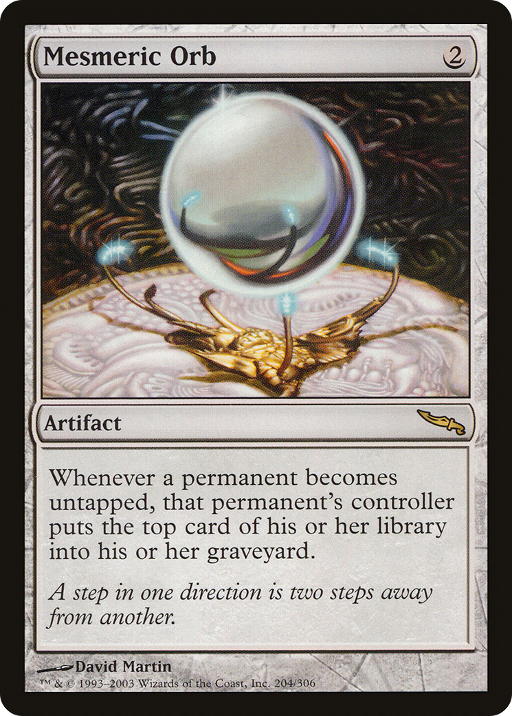 Mesmeric Orb (204) Foil - Mirrodin