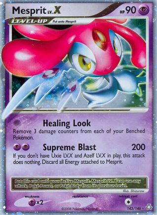 Mesprit LV.X (143) Holofoil - Legends Awakened