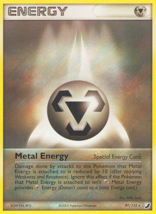 Metal Energy (97) Reverse Holofoil - Unseen Forces