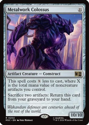 Metalwork Colossus (204) Surge Foil - Commander: Marvel Super Heroes