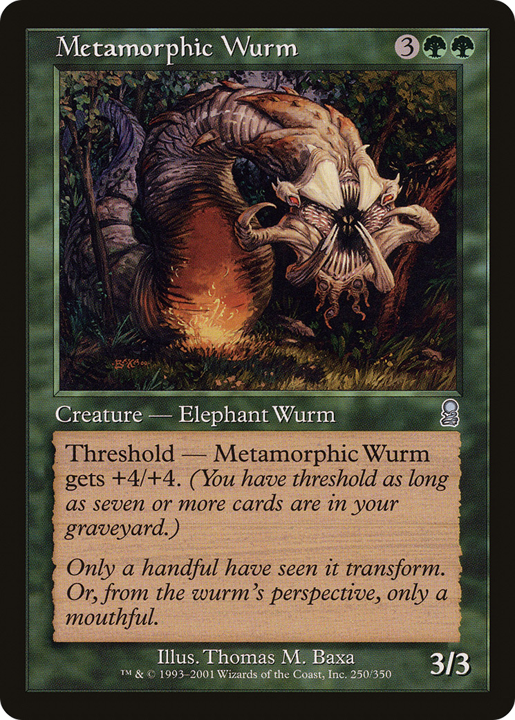 Metamorphic Wurm (250) Foil - Odyssey