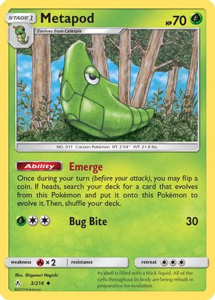 Metapod (3) - Unbroken Bonds